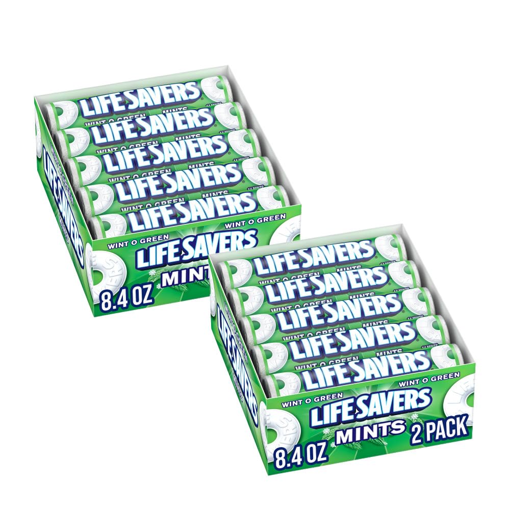 LIFE SAVERS Butter Rum Hard Candy Bulk, 1.14 ounce (20 Single Packs) | Buttery rum hard candy in single packs, easy to share at the desk, on commutes, road trips or in a candy bowl at game night