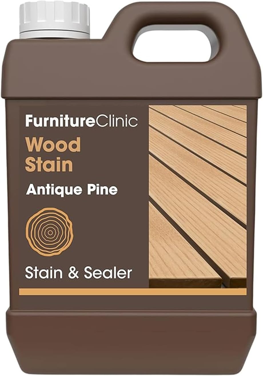 Furniture Clinic Wood Stain | Dark Oak | Water Based | Fast Drying, Low Odor
