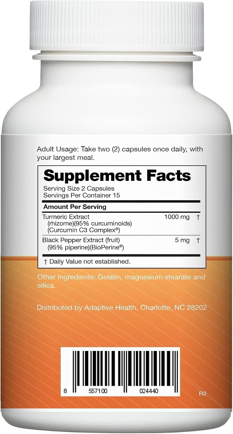 Instaflex Super Turmeric Joint Support, 1000mg Turmeric, BioPerine - 30ct | Enhanced Absorbtion, Joint Supplements