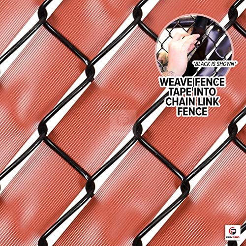 Chain Link Fence Privacy Tape 250 ft (40 SqFt) (Arctic White) | Gardening, Outdoor Wall, Balcony, Patio, Yard, Injury Prevention, Safety Fence Cover for Dog, Other Pet Hedge Slats