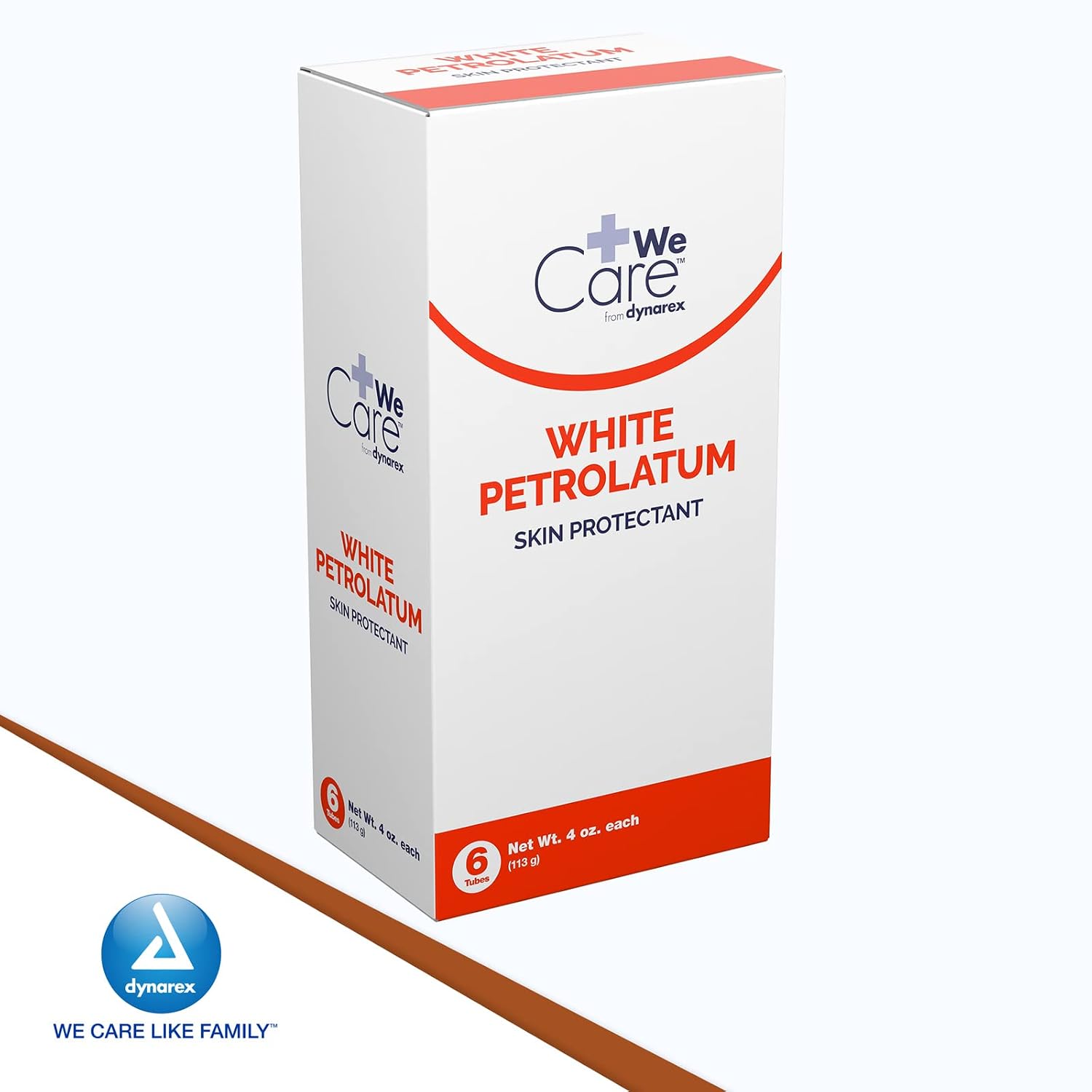 Dynarex 45 White Petroleum Flip Top Tube, Each 4 Ounce 1 Count