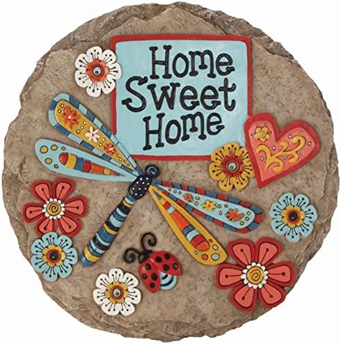 Spoontiques - Garden Décor - Nut House Stepping Stone - Decorative Stone for Garden
