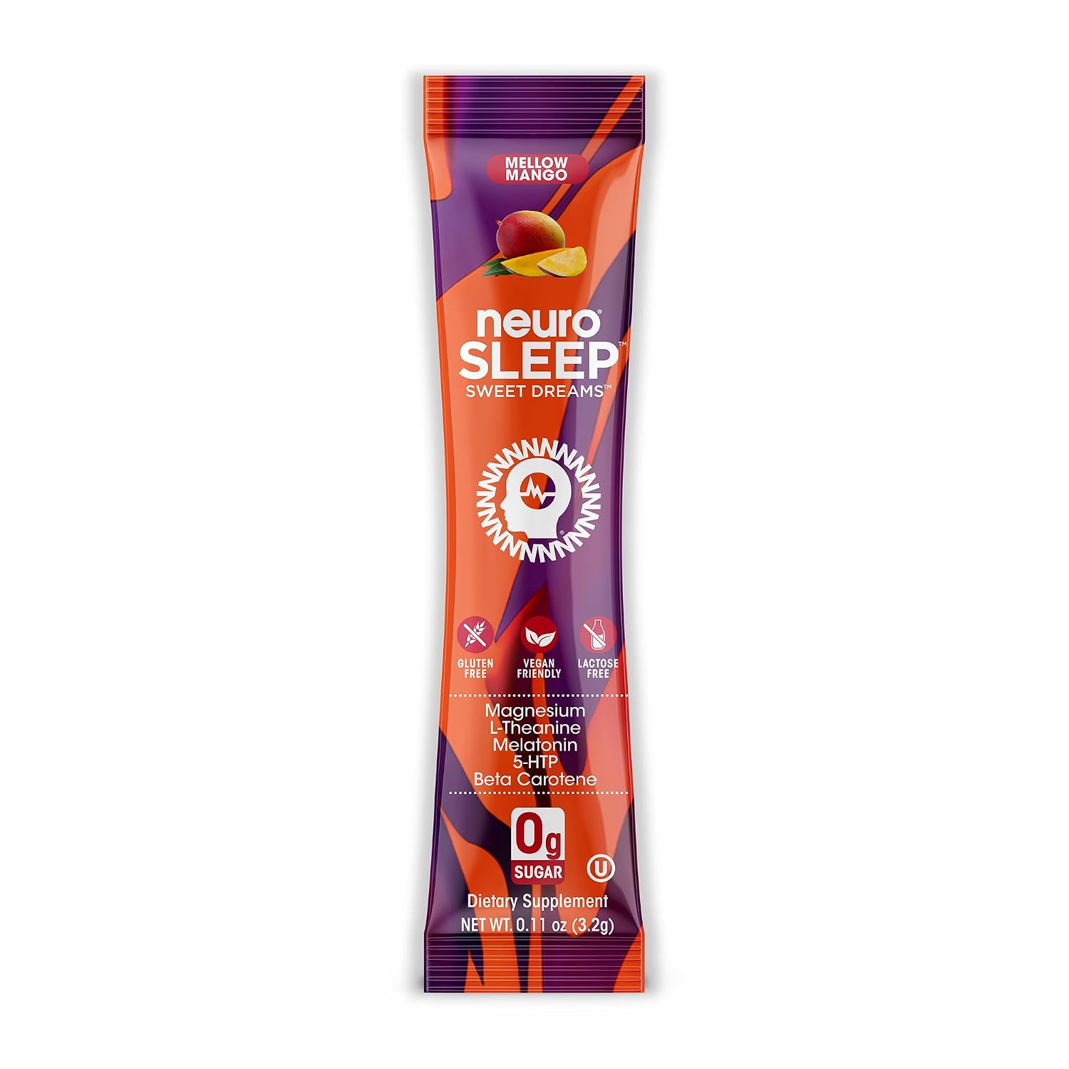 neuroSLEEP | Tangerine Dream | Functional Beverage for Restful Sleep, Non-Carbonated; 16.9 Fl Oz (Pack of 12)