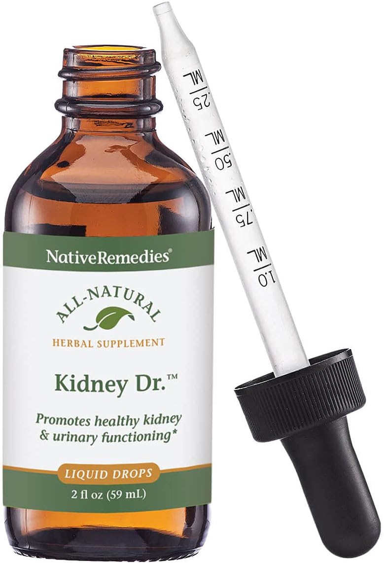 Native Remedies Kidney Dr. - All Natural Herbal Supplement for Kidney and | Urinary System Health - 59 mL