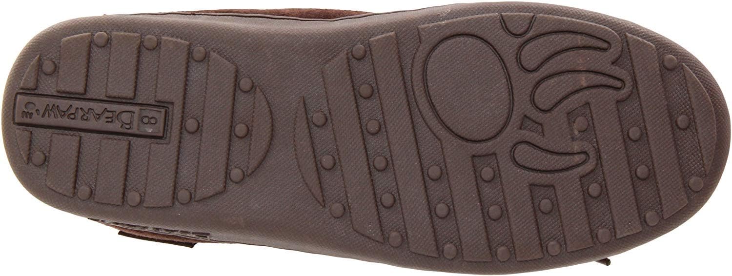 BEARPAW Moc II 2 - Men's Sheepskin Slipper - 1295M | Comfortable & Lightweight Men's Shoe, Medium Fit, Multiple Colors
