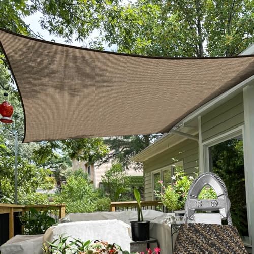 TANG 20' x 20' Sun Shade Sail with Super A Ring