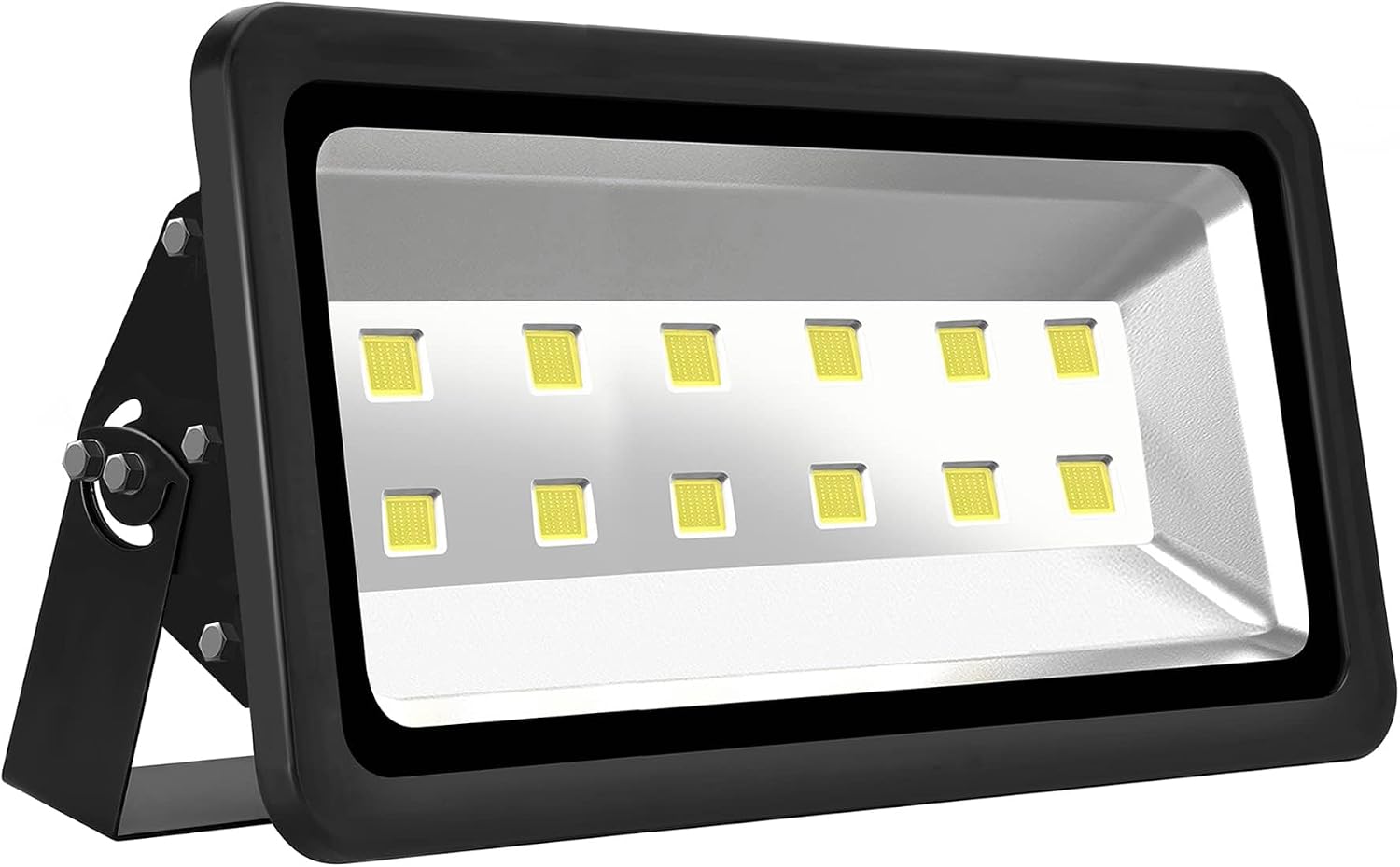 200W LED Flood Lights Outdoor, 20000LM Super Bright Security Floodlight, 100-277V, IP66 Waterproof, Commercial Exterior Light Fixture, 6000K Daylight White, Arena Yard Court Stadium Parking Lot Light