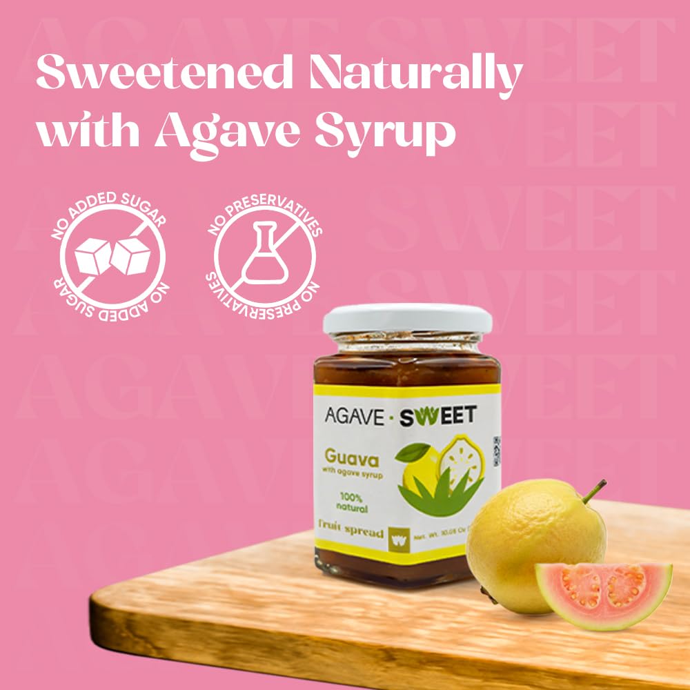 Agave Sweet Mango Fruit Spread with Agave Syrup No Sugar Fruit Spread 10 oz