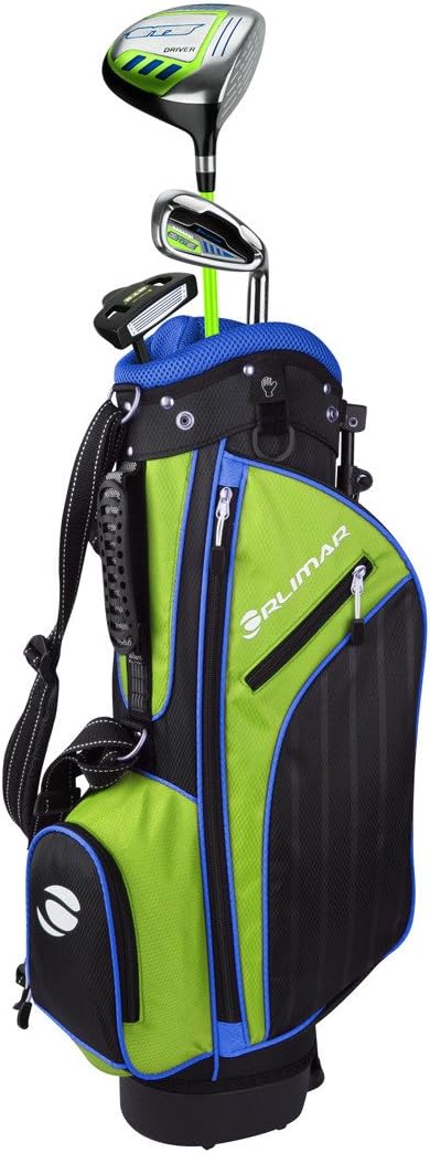 Orlimar ATS Junior Golf Club Sets with Stand Bag for Boys & Girls | Kids Ages 3 and Under, 3-5, 6-8, 9-12, Right and Left Handed