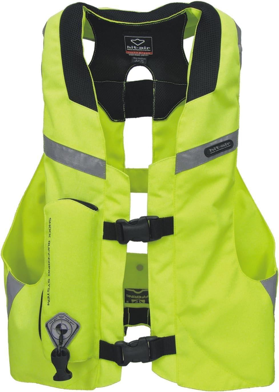 Hit-Air MLV Airbag Vest – Motorcycle Safety Vest with Automatic CO2 Deployment – Lightweight, Reusable, Adjustable Fit – Unisex Protective Riding Harness