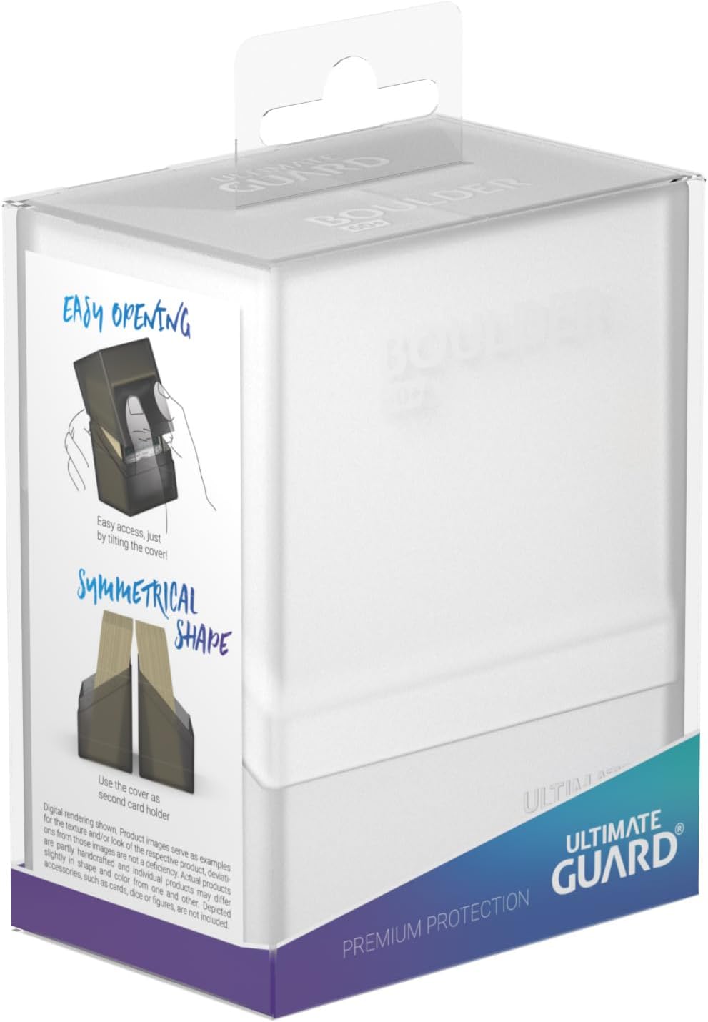 Ultimate Guard Boulder 100+ Classic, Deck Case for 100 Double-Sleeved TCG Cards, Emerald, Secure & Durable Storage for Trading Card Games, Soft-Touch Finish