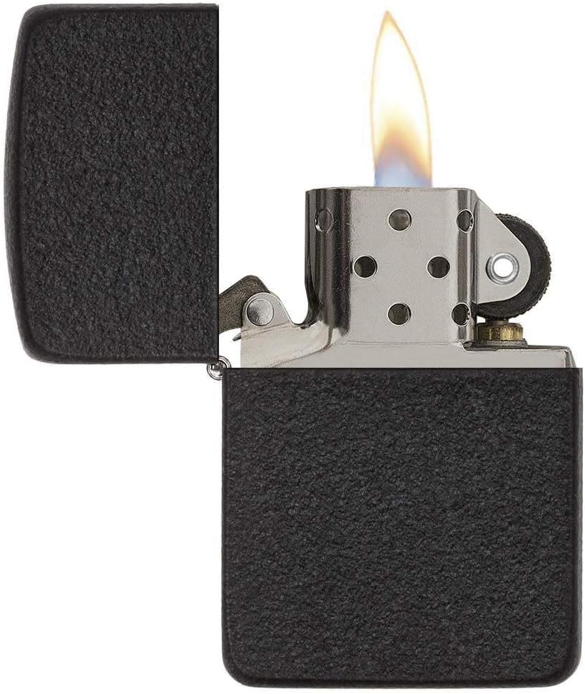 Zippo 1941 Black Crackle Replica Pocket Lighter