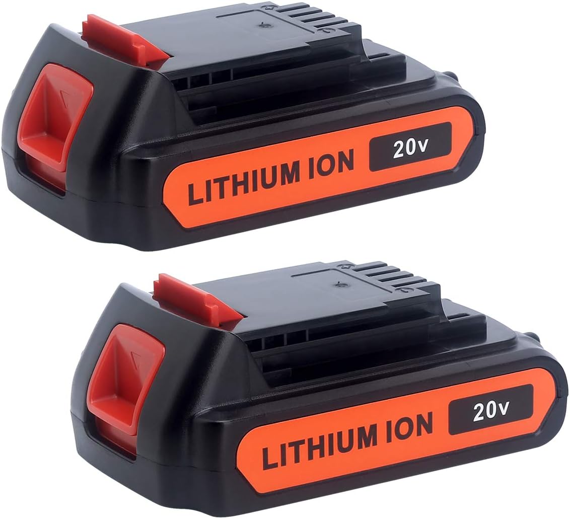 Biswaye 4.0Ah 20V Lithium Battery LBXR20 Compatible with Black and Decker 20V Max Battery LBXR2520 LBXR2020 LB2X3020 LBX20 LB2X4020 & LST522 LHT2220