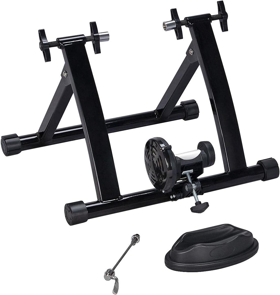 Yaheetech Magnetic Steel Bike Trainer Stand for Indoor Riding, 26-28in/700C | Quiet
