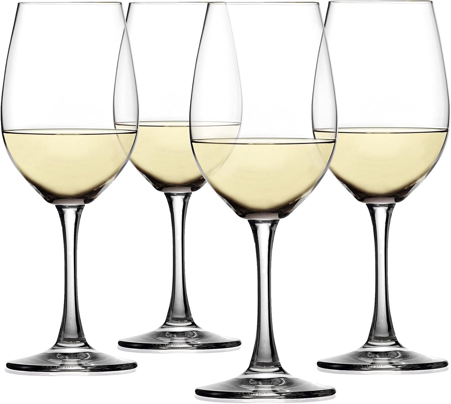 Spiegelau Wine Lovers White Wine Glasses Set of 4 – Elegant Stemmed Crystal Wine Glassware for Chardonnay, Sauvignon Blanc & Riesling – Lead-Free Crystal Glass Set