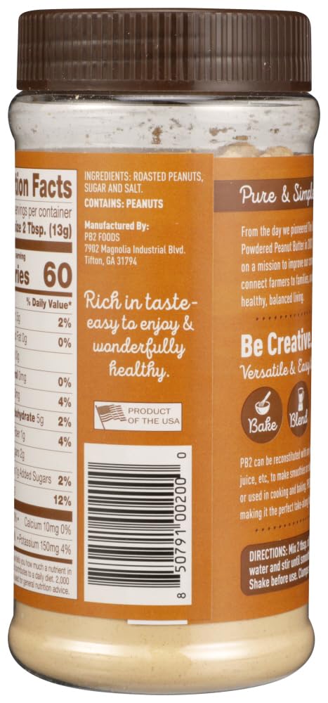 Bell Plantation, PB2, Powdered Peanut Butter, 6.5 oz (184 g)