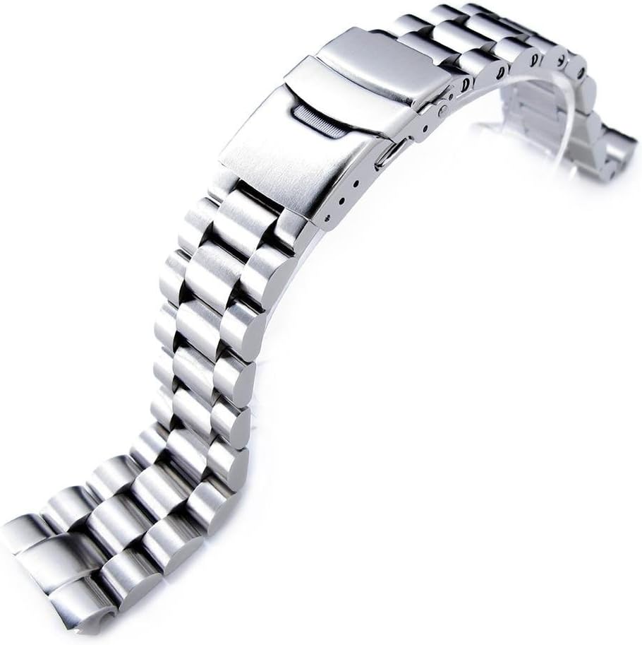 MiLTAT 22mm Watch Band for Seiko Turtle SRP773 SRP775 SRP777 SRPA21, Endmill Screw-Link