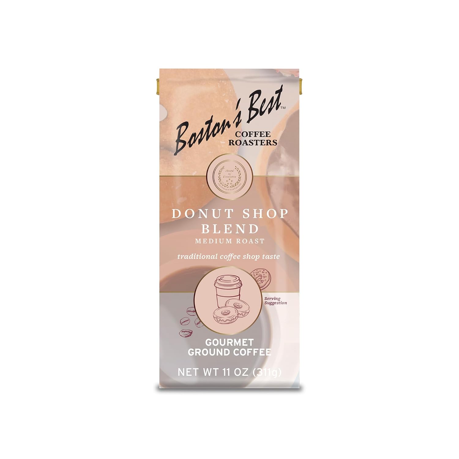 Boston’s Best Coffee - Fall-Inspired Pumpkin Spice Medium Roast Gourmet Delicious Flavored Coffee, Premium Ground - 11 oz. / 311 g Bag