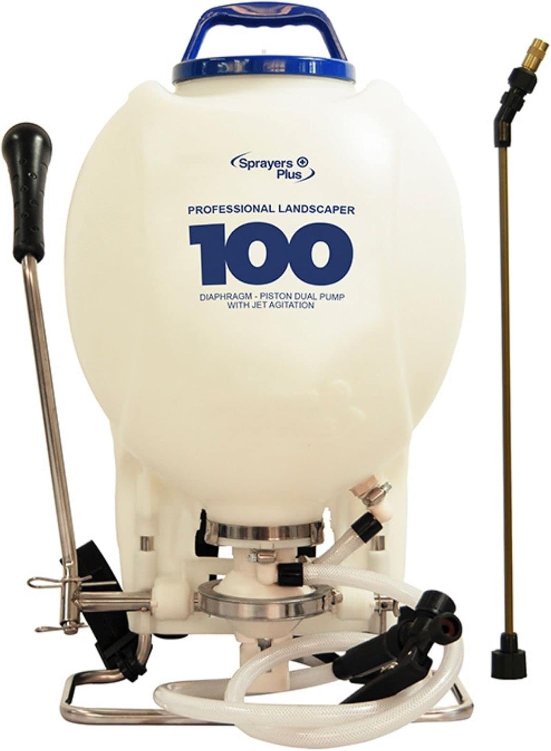 Sprayers Plus 100 High Pressure Backpack Sprayer, 4 Gallons
