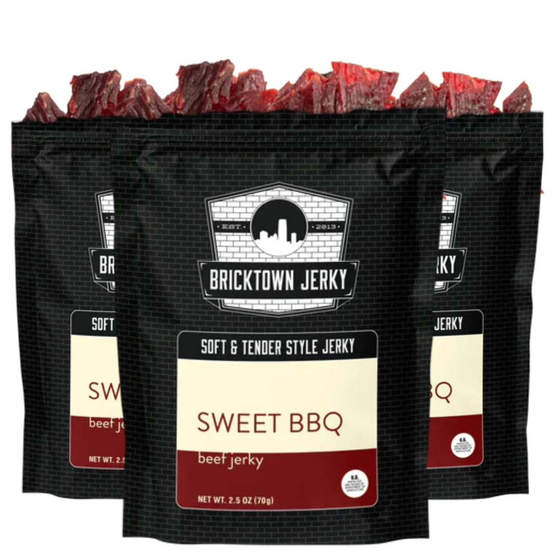 Honey Pepper Beef Jerky - Soft and Tender Style, High Protein, Low-Carb, Healthy Lean Meat Snack - Gourmet Beef Jerky, No Preservatives - 2.5 oz.