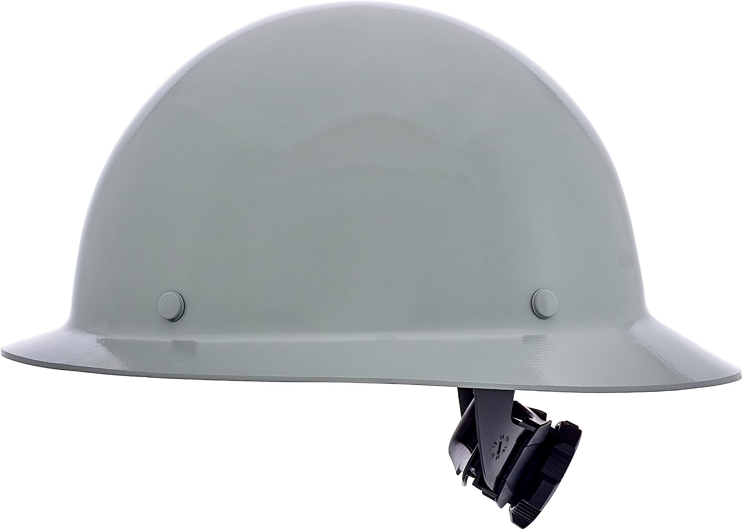 MSA Skullgard Full-Brim Hard Hat with Suspension - Non-Slotted Cap, Made of Phenolic Resin, Radiant Heat Loads up to 350F, Standard Size Hard Hat | Fas-Trac III Ratchet Suspension