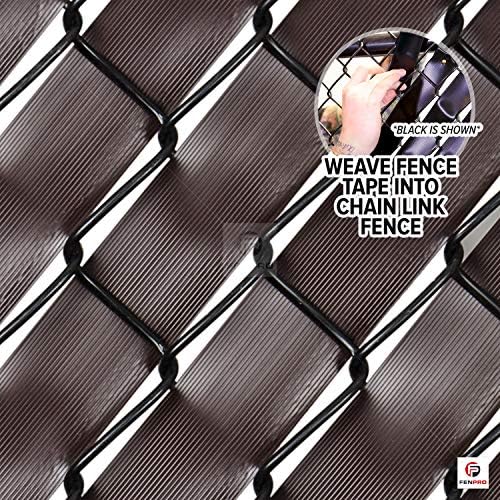 Chain Link Fence Privacy Tape 250 ft (40 SqFt) (Arctic White) | Gardening, Outdoor Wall, Balcony, Patio, Yard, Injury Prevention, Safety Fence Cover for Dog, Other Pet Hedge Slats