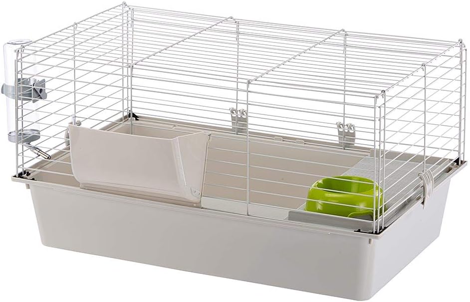 Ferplast Cavie Guinea Pig Cage & Rabbit Cage | Pet Cage Includes All Accessories to Get You Started & a 1-Year Warranty
