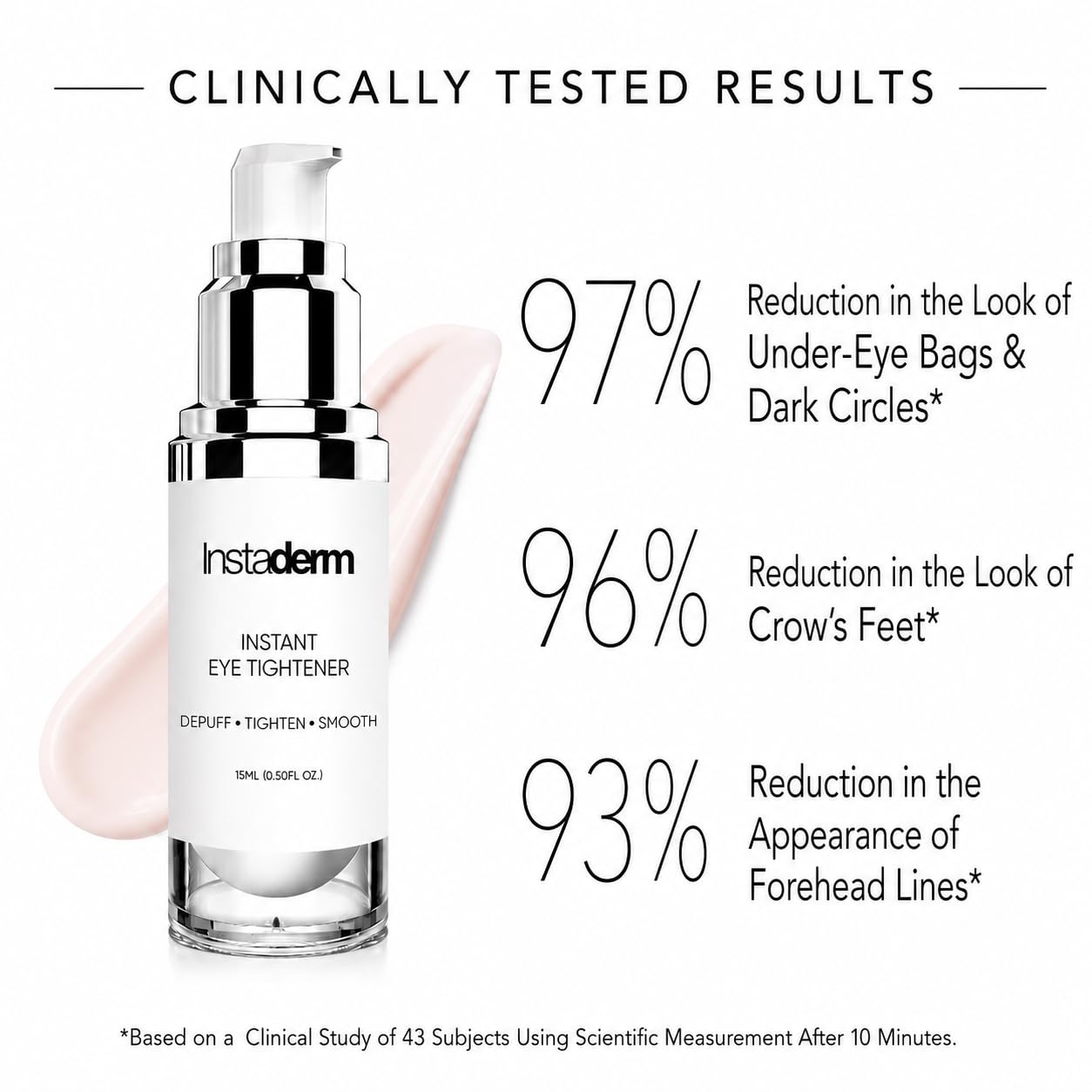 Instant Eye Tightener Cream – Instantly Reduces the Appearance of Under-Eye Bags, Puffiness, Dark Circles, Fine Lines