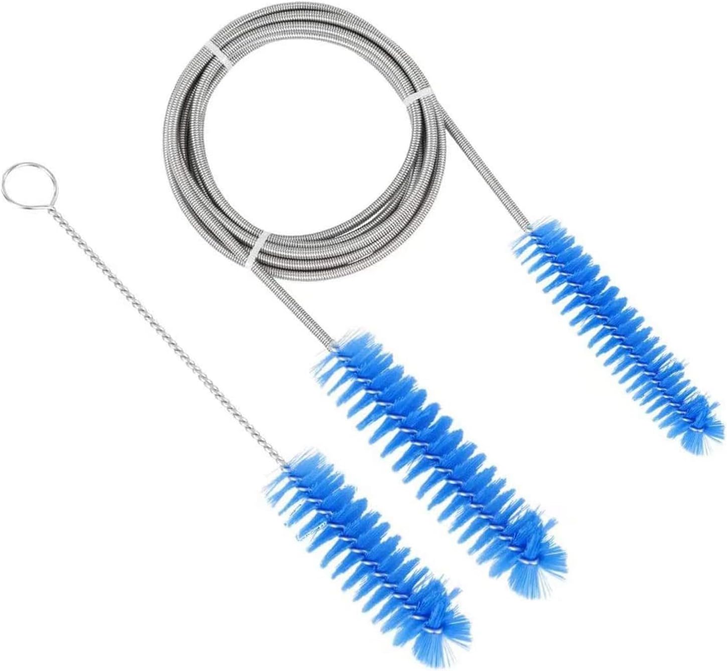 Universal CPAP Tube and Mask Cleaning Brush - Stainless Steel Cleaner for CPAP Hoses and Mask - Wire Bristle Solution - Portable