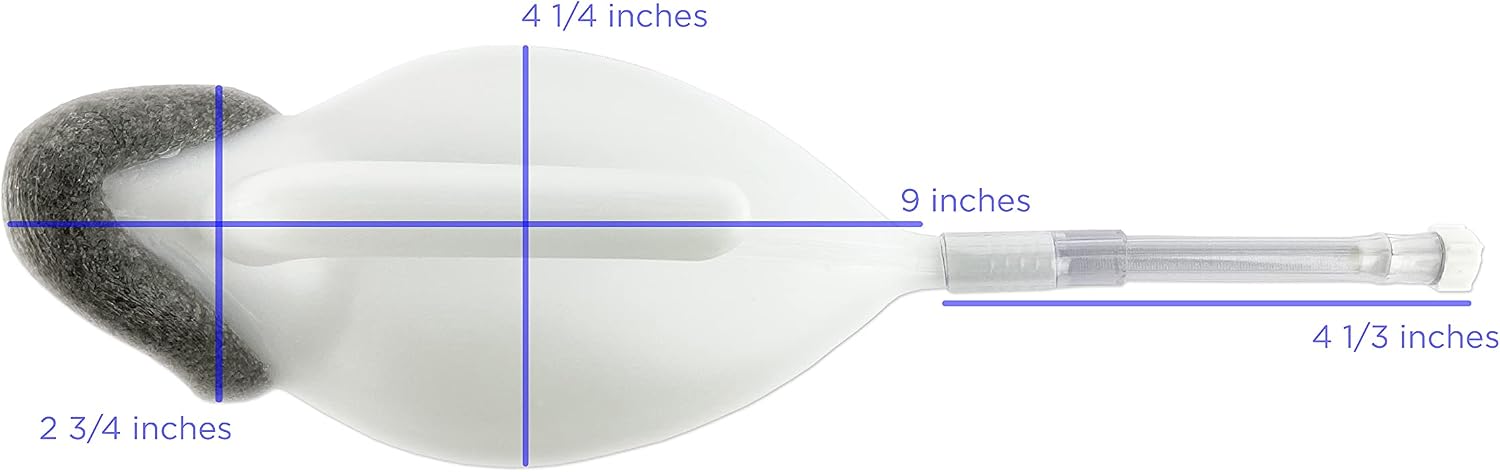 Reusable Portable Close FIT Comfort Male Advantage Urinal System with Spill Proof Collection Bag
