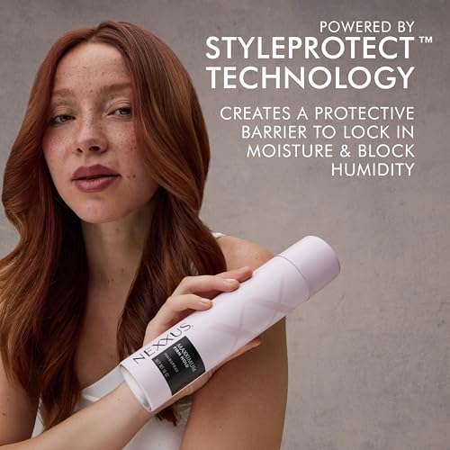 Nexxus Styling Spray Comb Thru Finish Flexible Hold Hairspray Powered by STYLEPROTECT Technology 10 oz