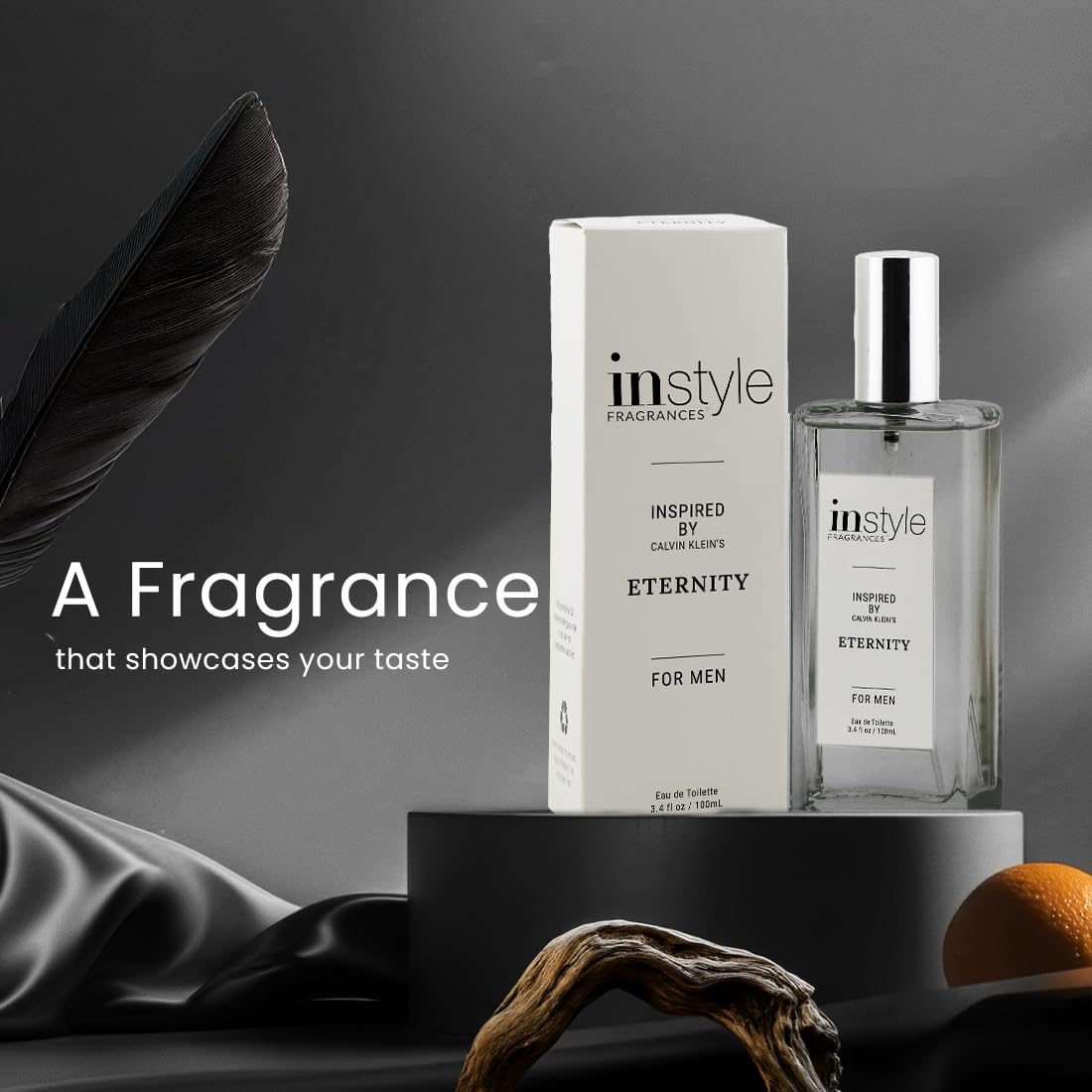 Instyle Fragrances | Inspired by Ralph Lauren's Romance | Women’s Eau de Toilette | Vegan, Paraben Free, Phthalate Free | Never Tested on Animals | 3.4 Fluid Ounces