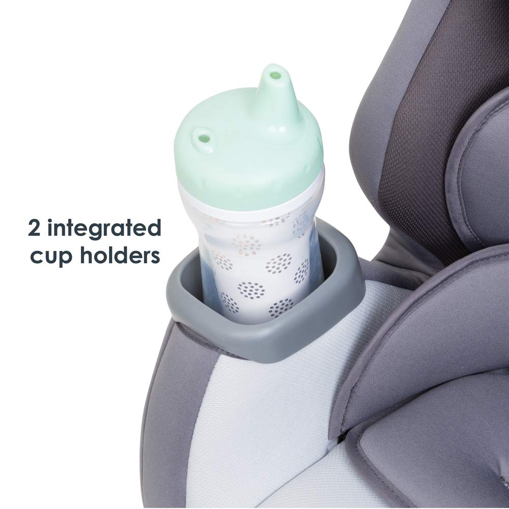 Baby Trend Cover Me™ 4-in-1 Convertible Car Seat, Vespa – Built-in Canopy, 4-Stage Growth System, Plush Comfort Padding, Multi-Position Recline