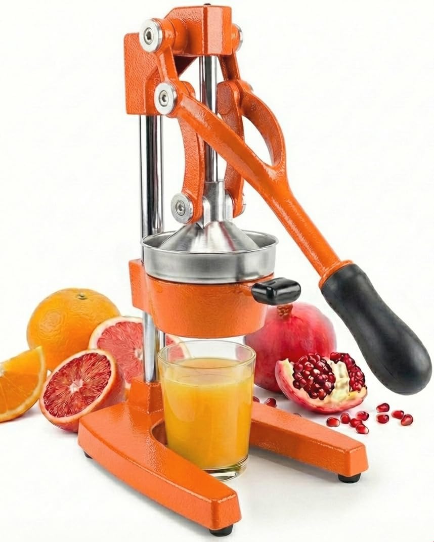 Eurolux Ultra-Premium Cast Iron Juicer | Extra-Large, Heavy Duty, Commercial Grade