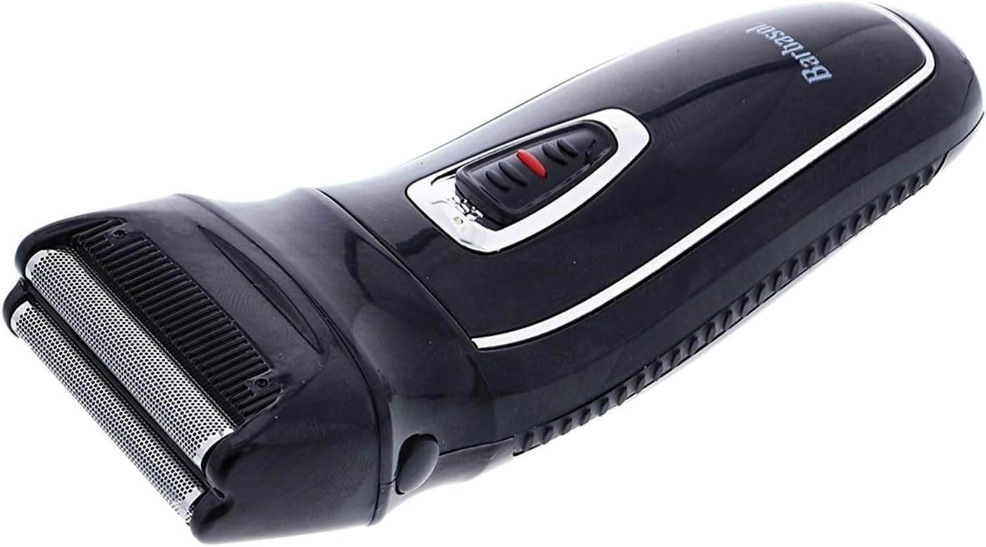 Barbasol Rechargeable Electric Foil Shaver with Stainless Steel Blades and Pop Up Trimmer
