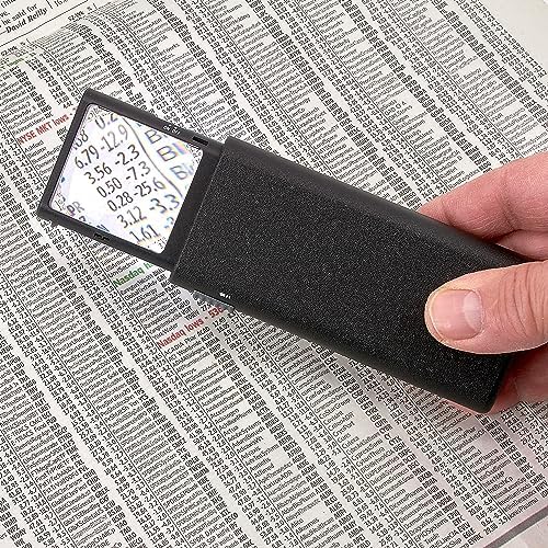 Carson LumiPop 5x Power LED Lighted Slide-Out Aspheric Magnifier (LP-66)