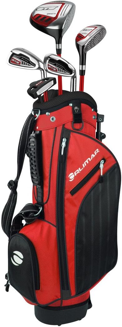 Orlimar ATS Junior Golf Club Sets with Stand Bag for Boys & Girls | Kids Ages 3 and Under, 3-5, 6-8, 9-12, Right and Left Handed