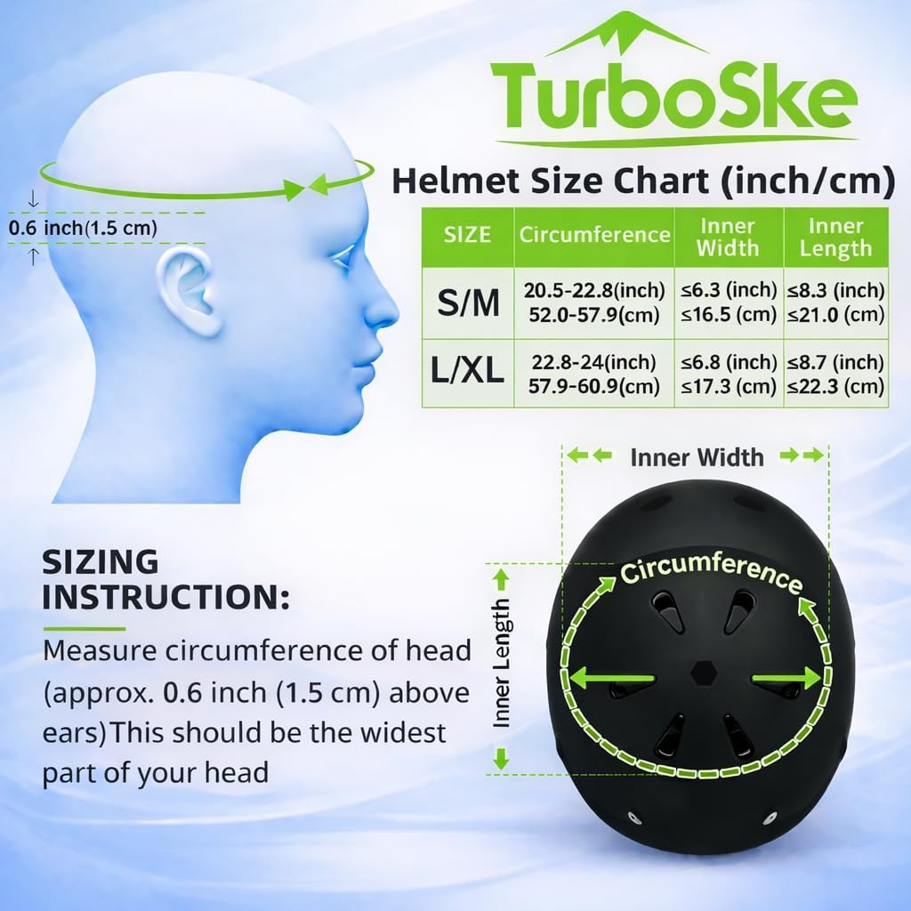 Skateboard Helmet,BMX Bike Multi-Sport Helmet for Youth,Men Women