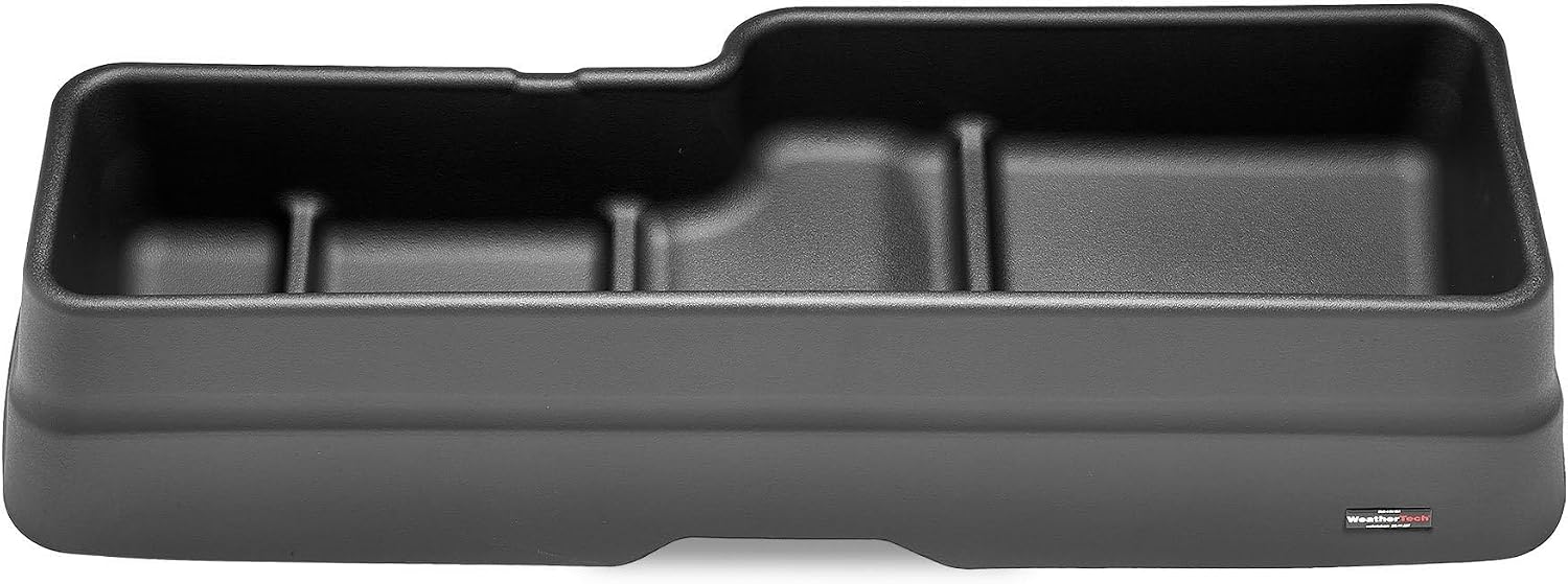 WeatherTech Under Seat Storage System for GMC Sierra 1500 Limited, Sierra 1500, Silverado 1500 - (4S005), Black