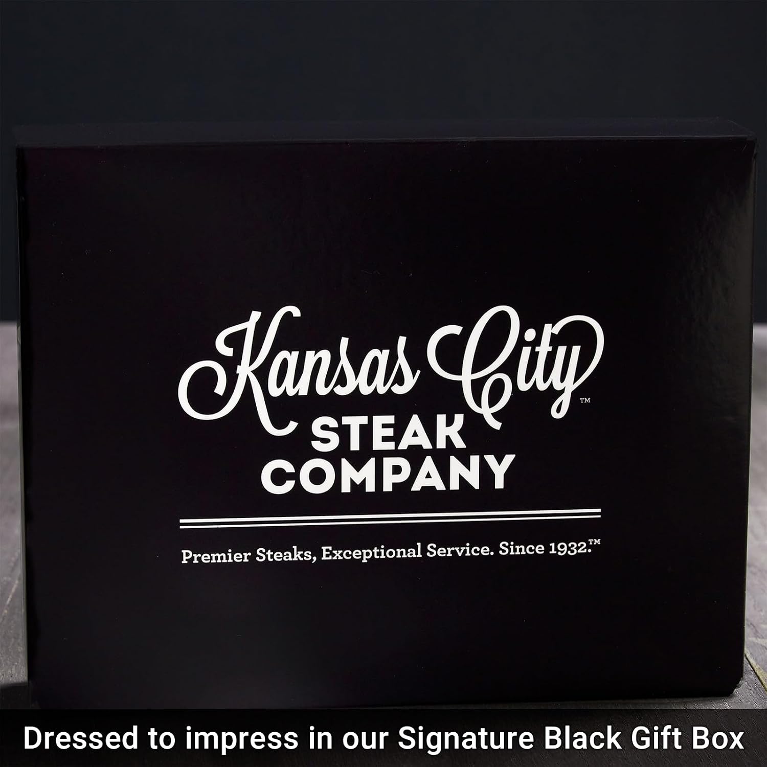 Kansas City Steak Company Gourmet Steak Gift Box Set - Filets, Ribeyes & Strip Steaks – Aged to Perfection with Pro Cooking Guide