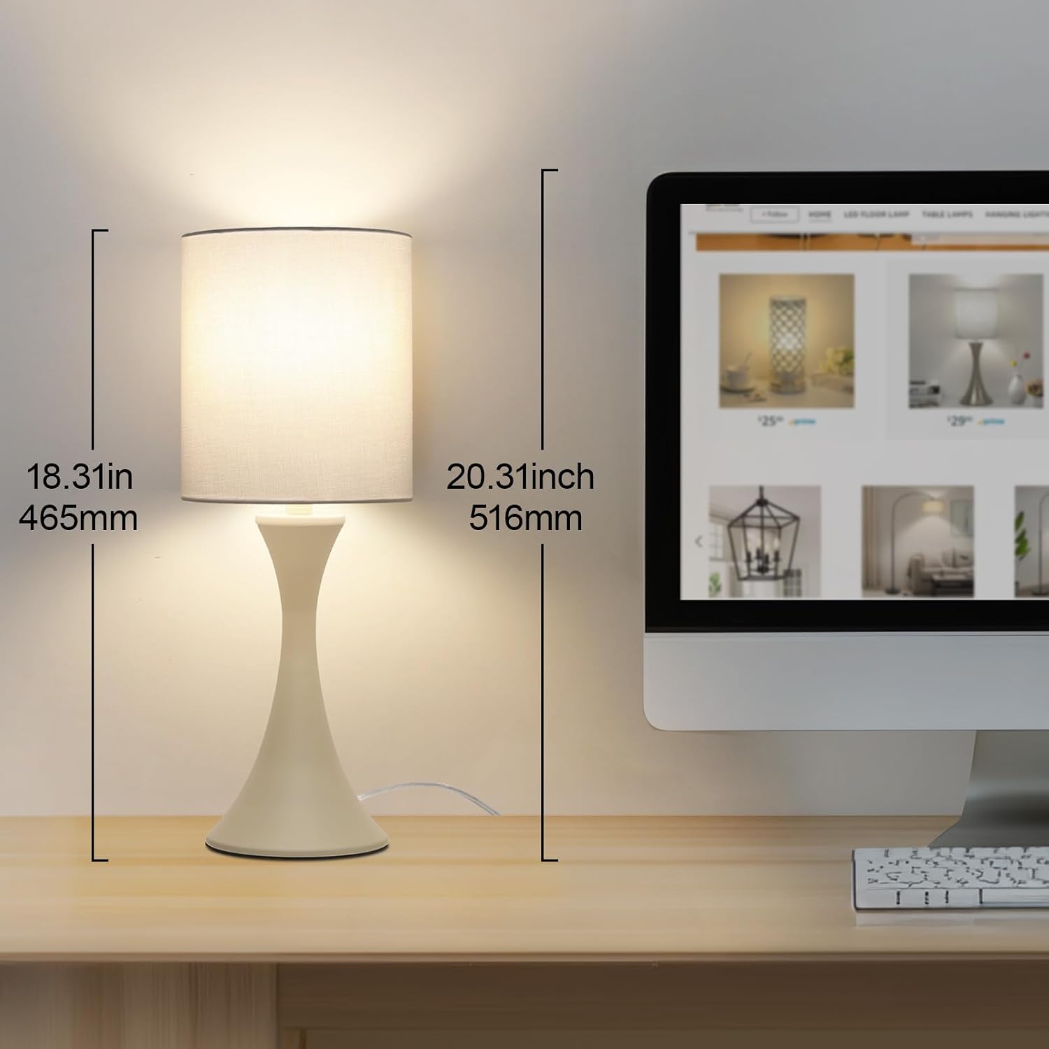 3 Way Touch Control Table Lamp