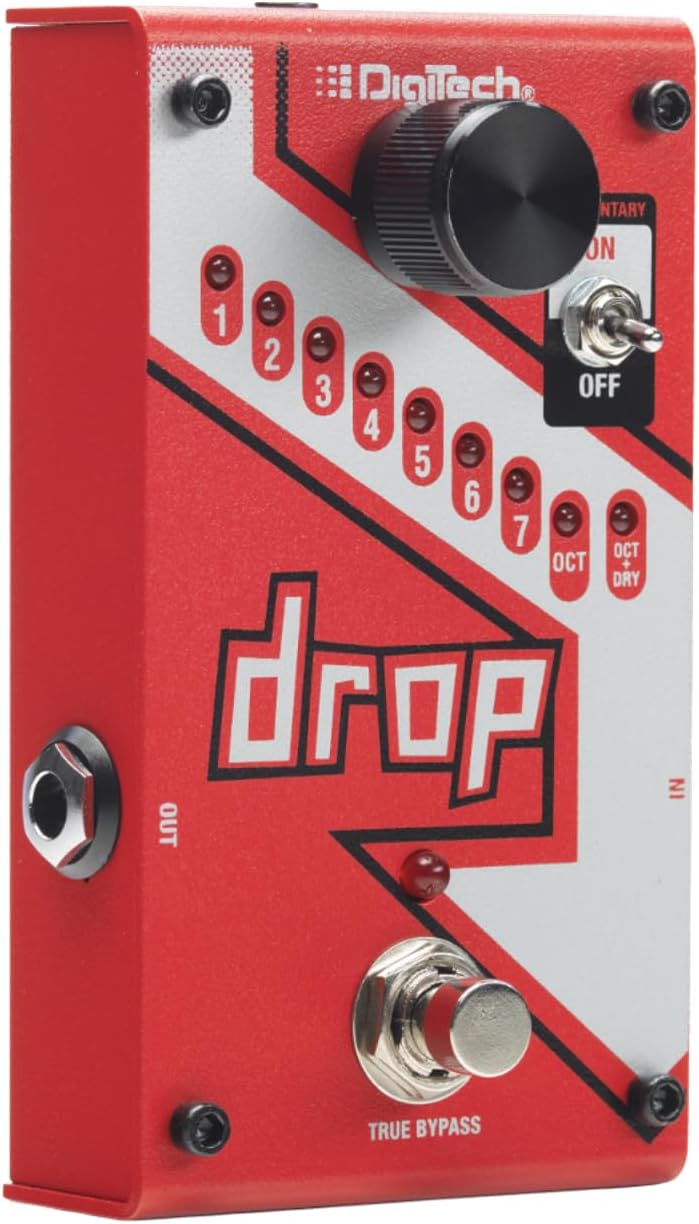 DigiTech DROP Compact Polyphonic Drop Tune Pitch-Shifter | Compact design