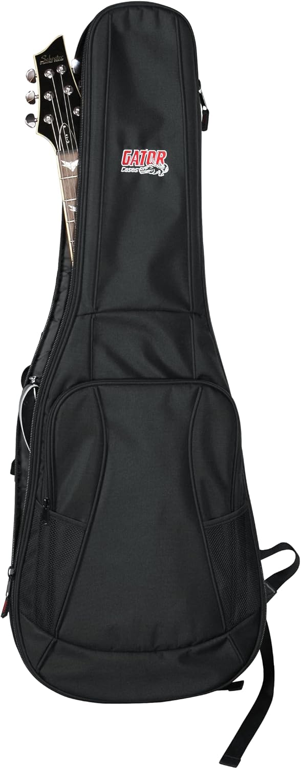 Gator Cases 4G-MiZone Series Gig Bag For Electric Guitars with Adjustable Backpack Straps, Fits Jazzmaster Style Guitars (GB-4G-JMASTER)