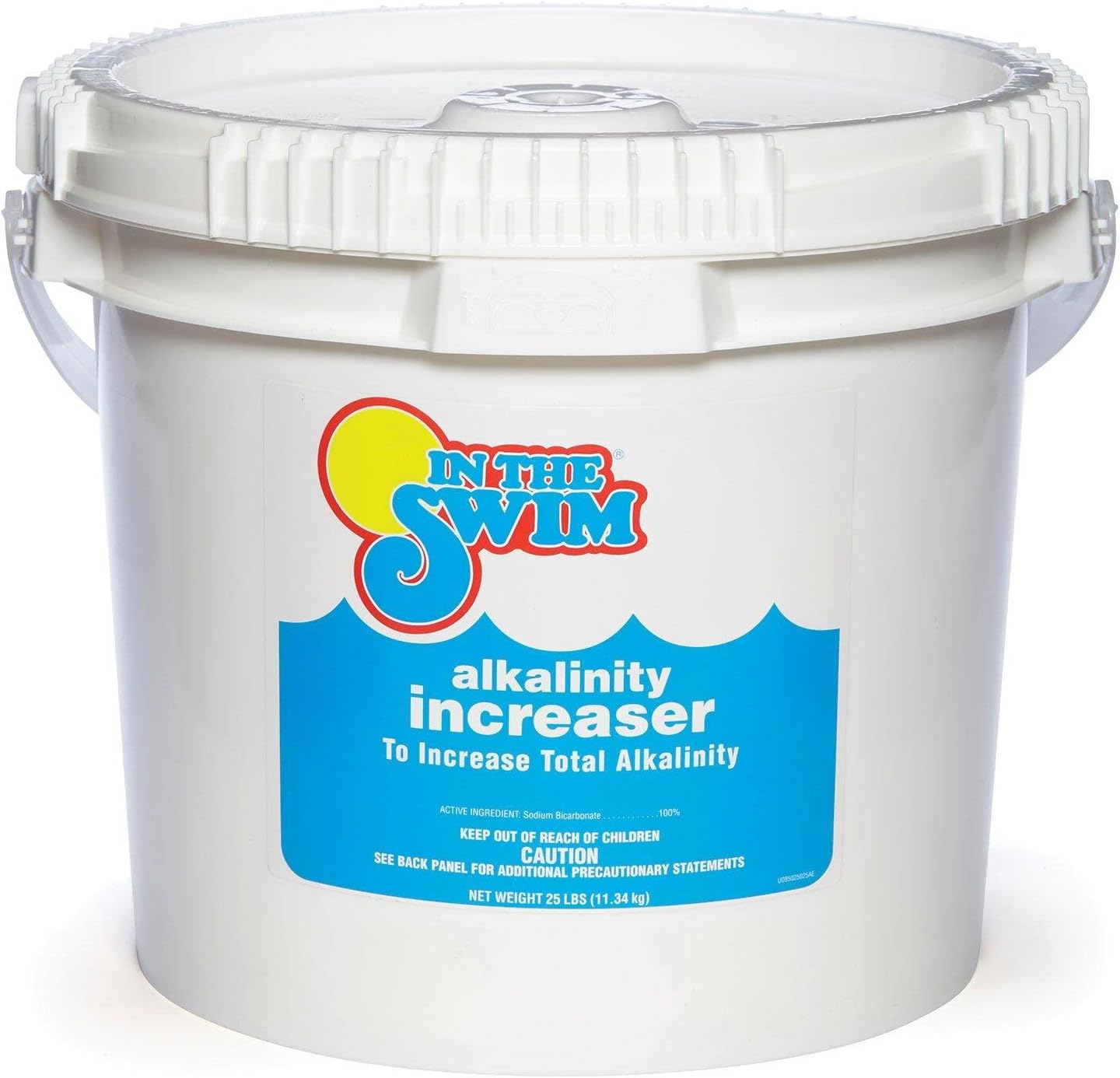 In The Swim Alkalinity Increaser for Swimming Pools - 25 Pounds | 100% Sodium Bicarbonate - Raises Alkalinity and Balances pH Levels in your Swimming Pool Water