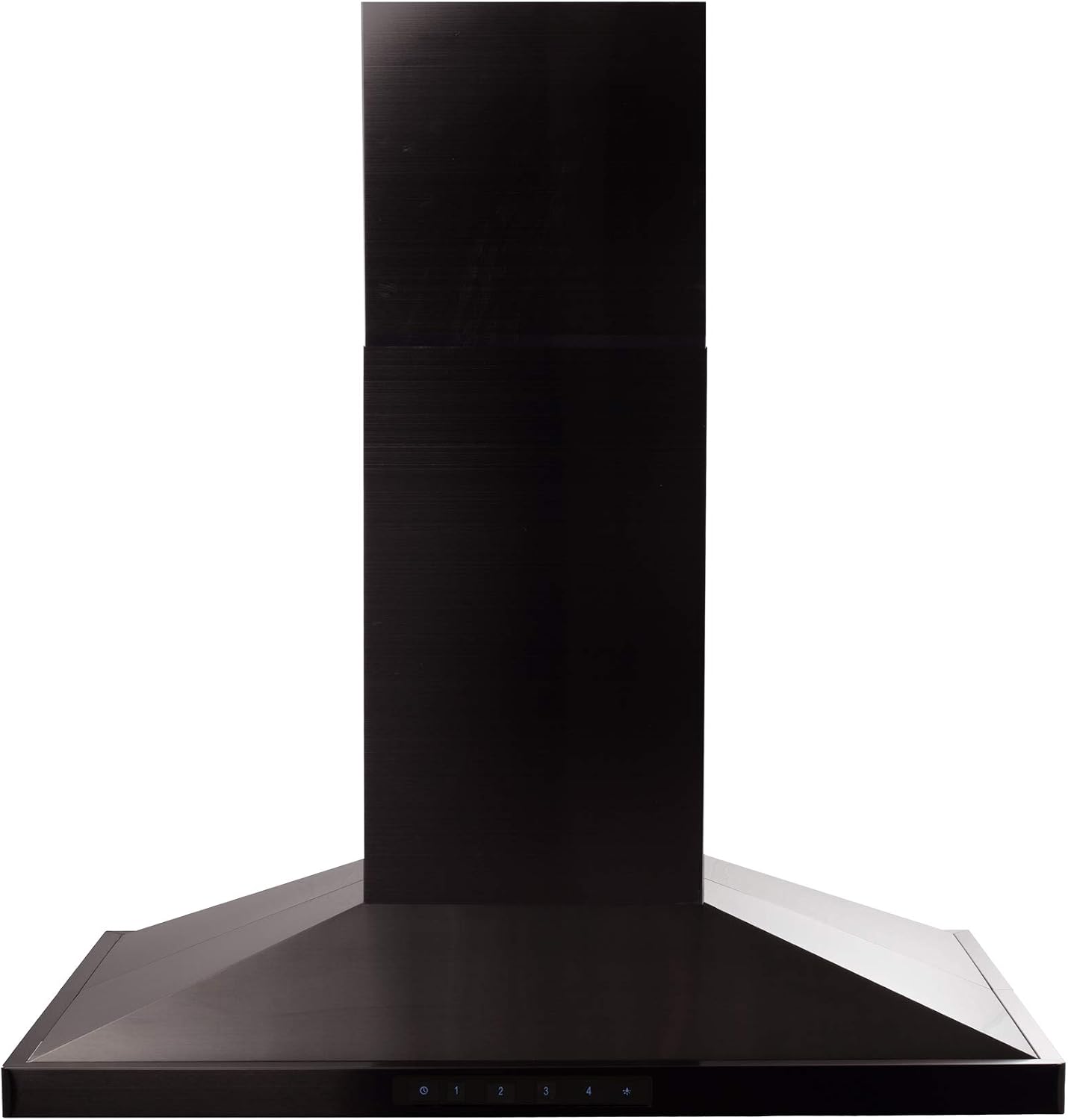 ZLINE 48" Convertible Vent Island Mount Range Hood in Black Stainless Steel (BSGL2iN-48)