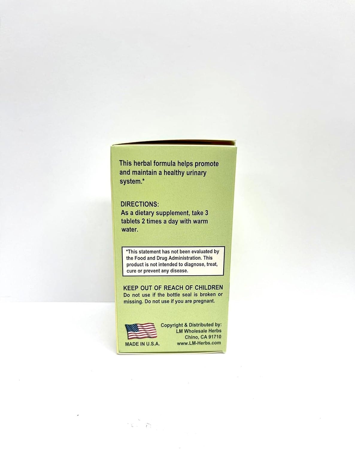 Uri-Tract Formula Herbal Supplement Helps for Urinary System Made in USA
