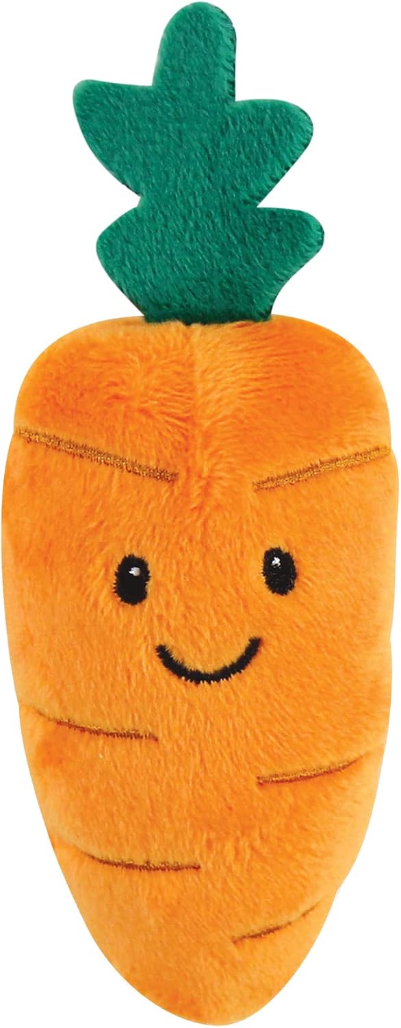 Luvable Friends Unisex Baby Squeaky Plush Dog Toy With Rope