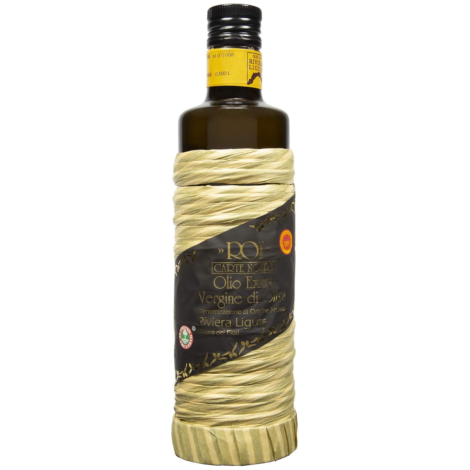 ROI Italian Extra Virgin Olive Oil - Made from Ligurian Taggiasca Olives - Polyphenol Rich EVOO - DOP Certified - Fresh Cold Pressed in Italy - Low