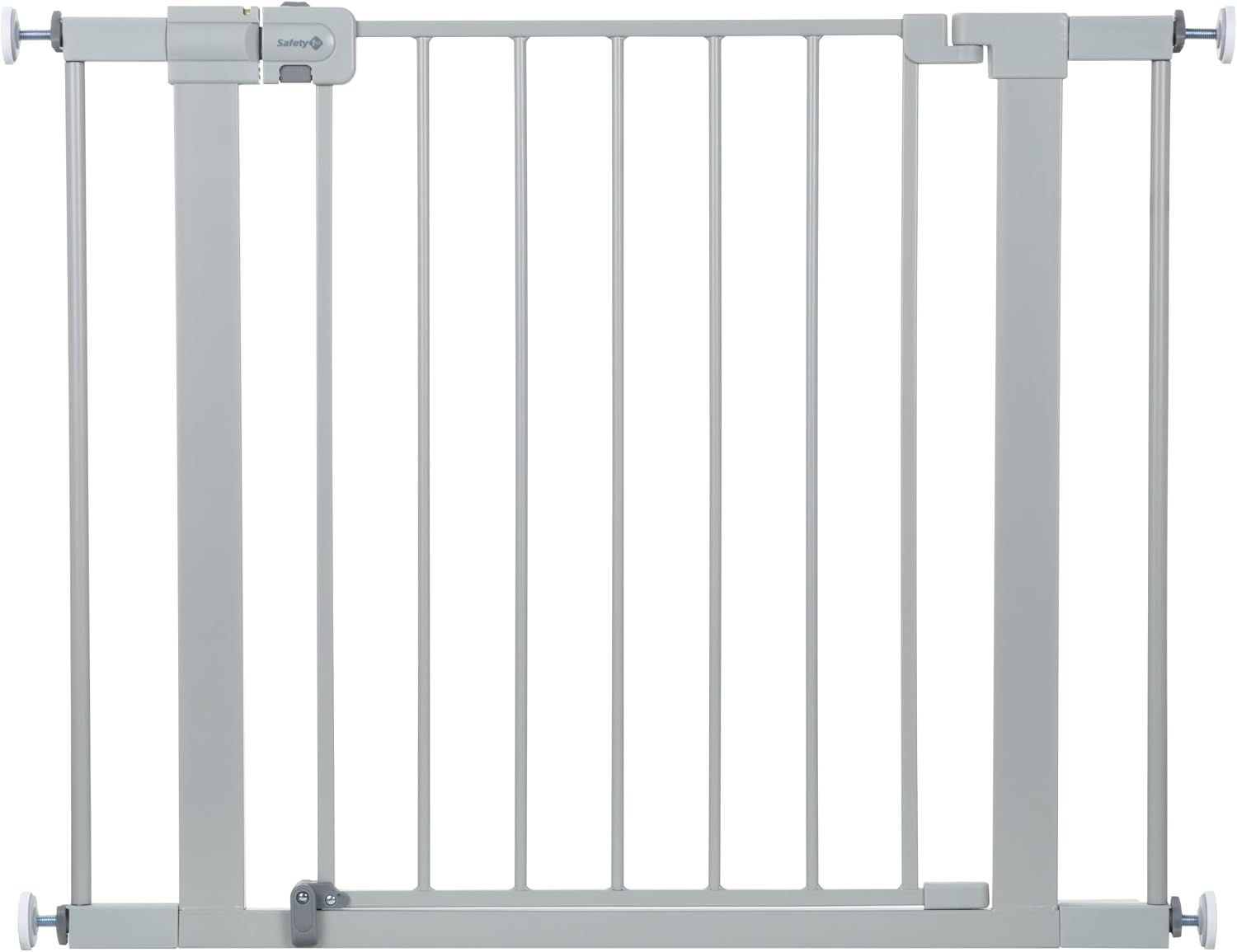 Safety 1st Easy Install Walk Thru Baby Gate for Doorway With Door, Dog Gates, Fits 29"-38", Easy Install 28" Tall, White