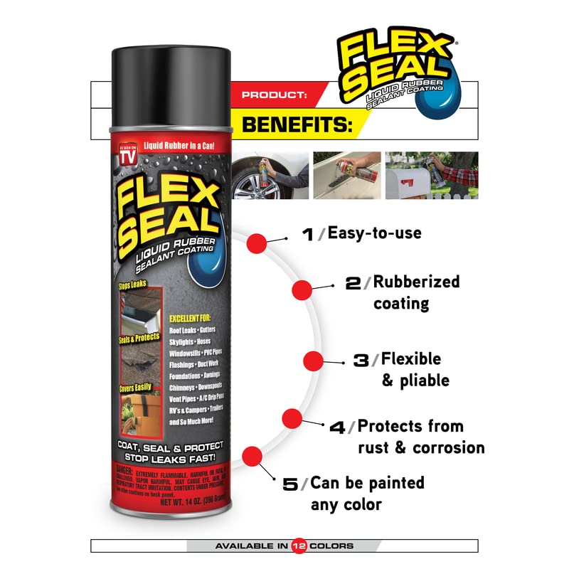 Flex Seal Clear Rubber Spray Sealant 2 oz.